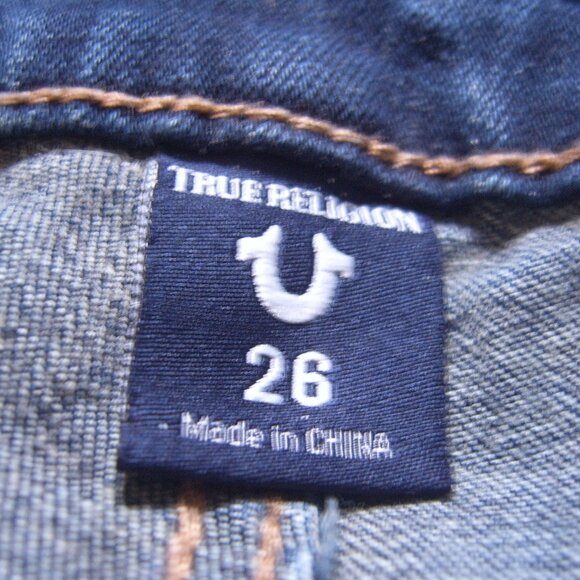 Like New Excellent Condition True Religion Women Jeans sz 26 Made in China - Picture 6 of 6